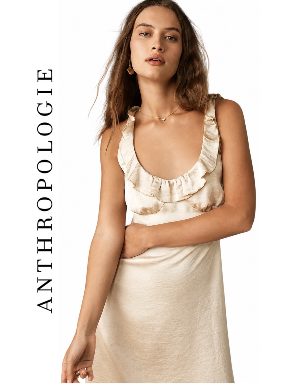 Anthropologie Mare Mare Sleeveless Midi Slip Dress